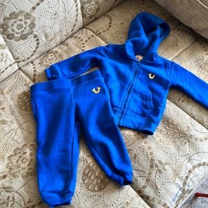 True religion infant sweat suit